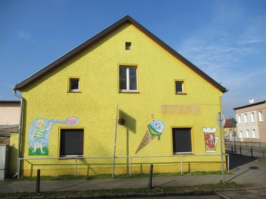 2 Häuser auf einem Grundstück Zentrum EFH Gewerbe 5 Garagen Halle privat