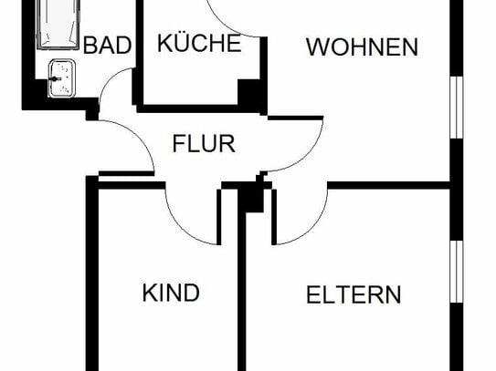 Demnächst frei! 3-Zimmer-Wohnung in Gelsenkirchen Hassel