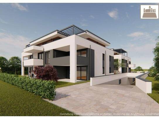 Exklusive Etagenwohnung KFW40 Standard mit unverbaubarem Schlossblick