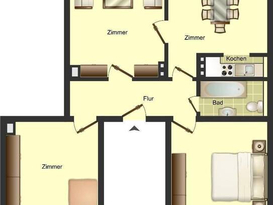 3-Zimmer-Wohnung in Solingen Mitte