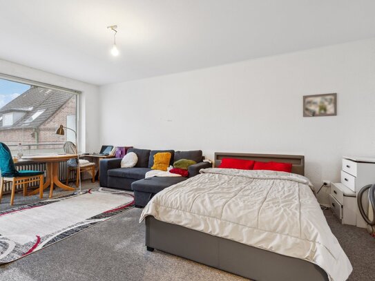 1-Zimmer-Wohnung mit Balkon, Einbauküche und Stellplatz vor der Tür - gute Kapitalanlage