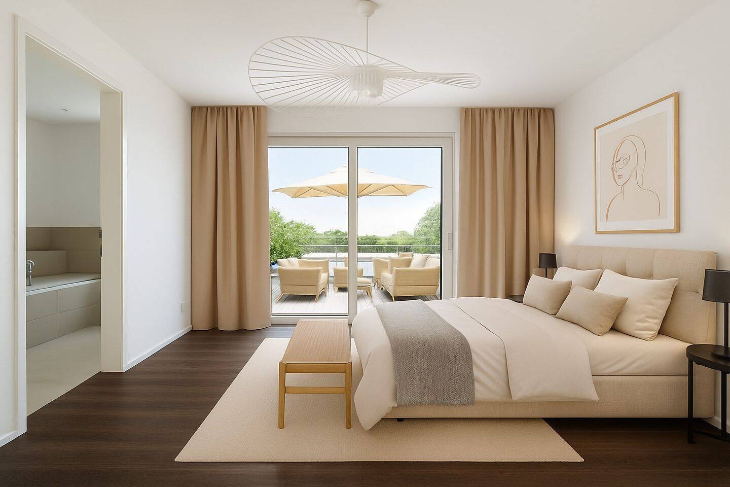 Weitblick über das Alstertal - 4-Zimmer Penthouse im Erstbezug