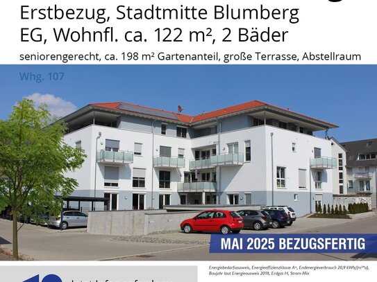 Großzügige Wohnung mit großem Gartenanteil in Blumberg