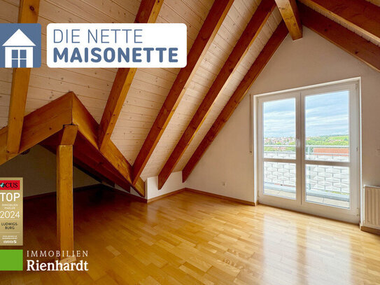 Nette Maisonette! Sehr gepflegte 4,5-Zimmer-Maisonette-Wohnung in Schwieberdingen