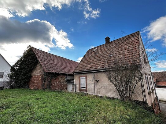 Einfamilienhaus mit großer Scheune - Ideal für Handwerker - kein Garten