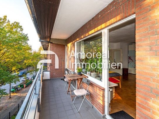 Hamburg - Horn | Geräumige 1-Zimmer-Wohnung mit Charme und schönem Balkon