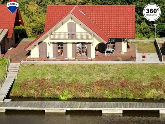 Traumhaftes Ferienhaus in absoluter Bestlage im Marinapark mit eigenem Bootssteg