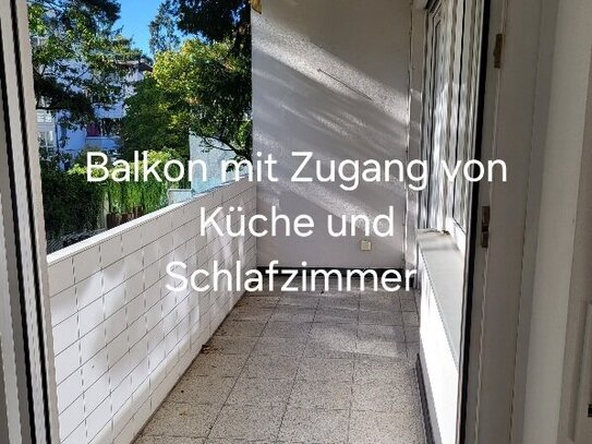 Schön geschnittene 2-Zimmerwohnung Nähe Stadtpark Nürnberg