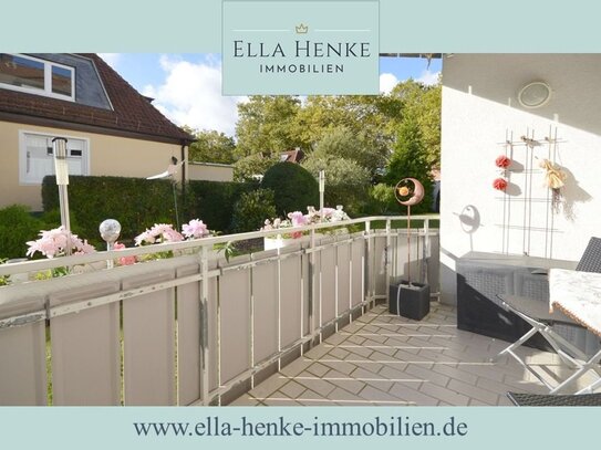 Gepflegte, helle Erdgeschoss-Wohnung mit Balkon in innenstadtnaher Lage.