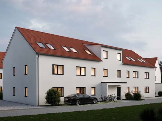 Moderne 2-Zimmer-Wohnung mit Terrasse und Garten in grüner Oase von Anzing (B3)