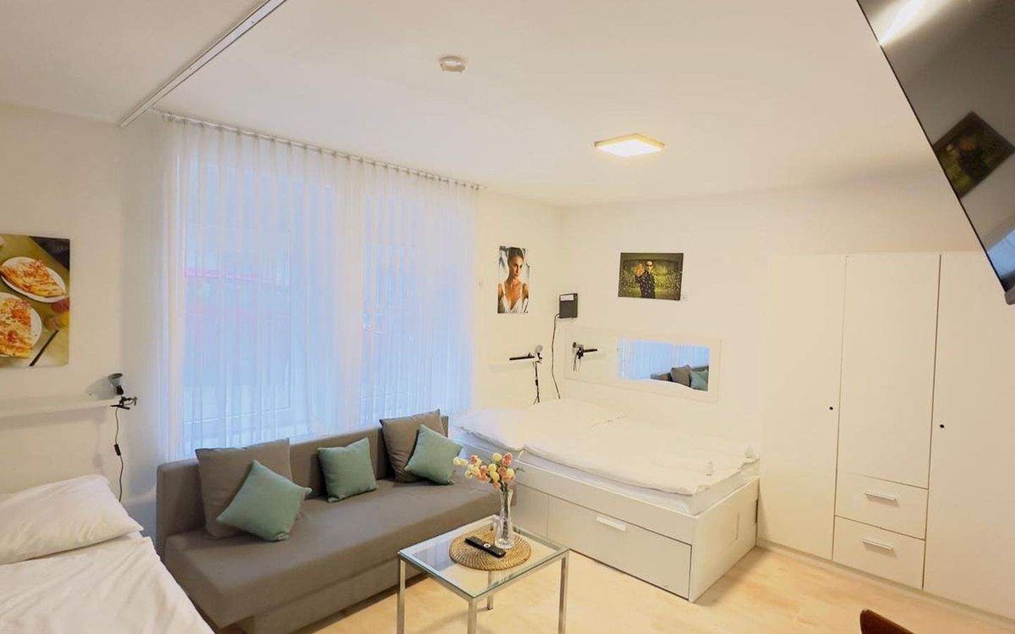 1-Zimmerwohnung mit Wlan, TV, Küchenzeile, Dusche/Wc