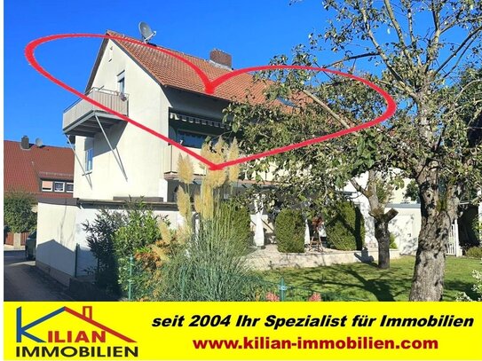 KILIAN IMMOBILIEN! PERFEKT RENOVIERTE 3,5 ZI. ETW MIT 78 M² WFL. IM DACHGESCHOSS EINES DREI-PARTEIEN-HAUSES IN WENDELST…