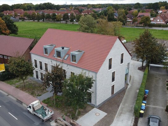 moderne 3-Zimmer Neubaumietwohnung im 1. OG mit Stellplatz im Zentrum von Spelle!