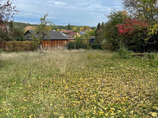 letztes Baugrundstück für kleines Modulhaus mit großen Raum in Pyrbaum