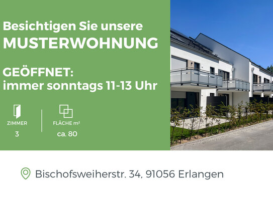 Neubau - exklusive Gartenwohnung Nähe Dechsendorfer Weiher