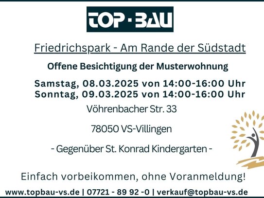 "Friedrichspark": Sonniger Südwest-Balkon, große bodentiefe Fenster, 2 Bäder, 1.-3.OG, KfW 55!