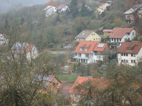 Baugrundstück in Braunsbach mit einmaliger Aussicht