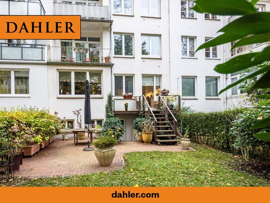 Schöne Gartenwohnung mit großer Terrasse im Auenviertel