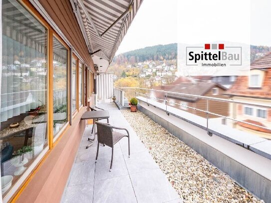 Penthouse: 2-Zimmer-Wohnung mit großer Terrasse im Zentrum barrierefrei