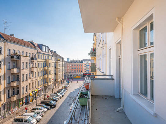 Langweilig wird's hier nicht - unsanierte 3-Zi.-Wohnung mit Balkon