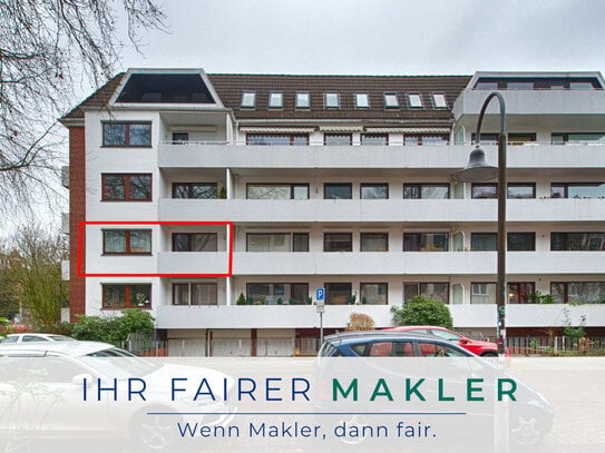 Gepflegte 3-Zimmer Wohnung mit Aufzug und Stellplatz in der Parkstraße / Ecke Parkallee