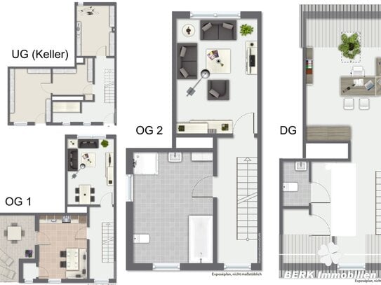 BERK Immobilien - Vier Ebenen zum kleinen Preis - zentrale Lage in Amorbach -größtenteils renoviert