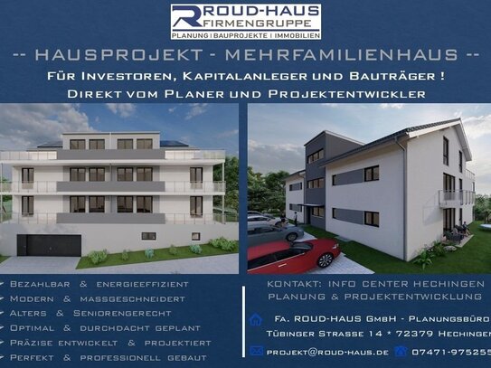 + EXKLUSIVES MEHRFAMILIENHAUS-PROJEKT! +