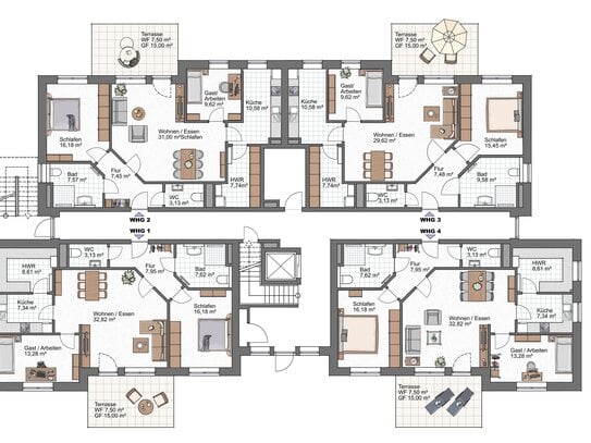 Über den Dächern von Schwanewede - exklusive Penthouse Wohnungen