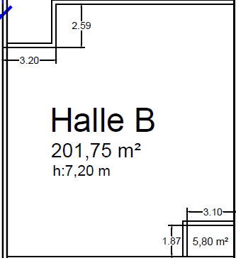 Kaltlager Halle mit Gemeinschaftlicher Freifläche