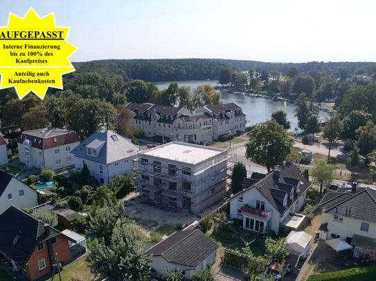 Neubauschnäppchen mit 20m² Abstellraum im KG! Stillvoll Wohnen am Wasser: Attraktive Erdgeschosswohnung mit Wasserblick