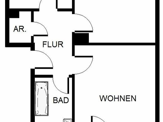 Bald verfügbar - 2-Zimmer-Wohnung in Herne Bickern