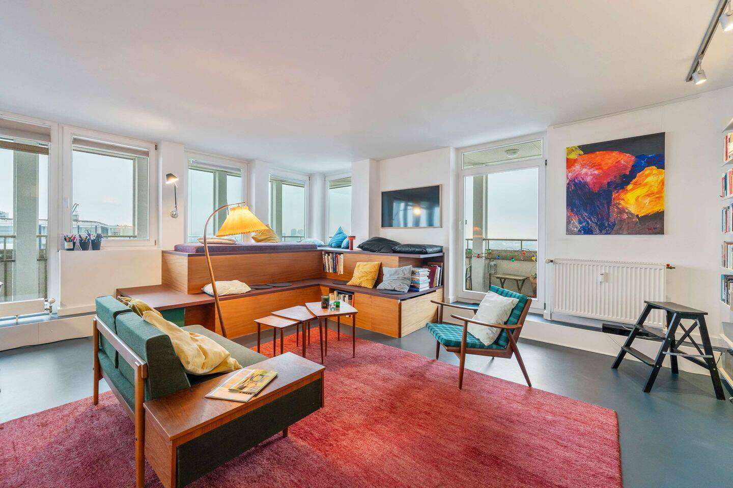 Über den Dächern Berlins: 135qm-Penthouse-Loft im Hansaviertel - möbliert + teilgewerblich nutzbar! - Photo 1