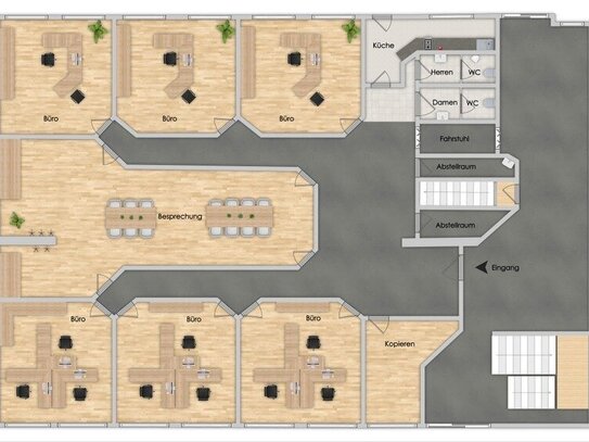 MODERNE BÜROFLÄCHEN IN ZENTRALER LAGE