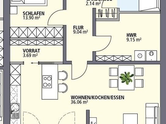 Hochwertige Ausstattung und ernergiesparende Technik - Neubau einer barriefreien Bungalow-Anlage