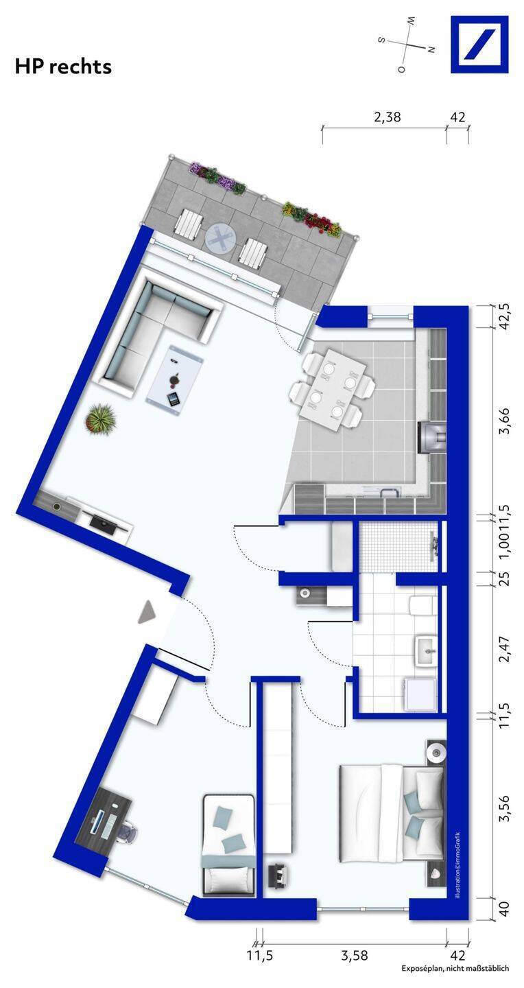 Exklusives Wohnen in Stuttgart-Botnang / KFW 55 Standard