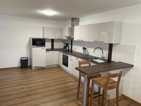 Möblierte Wohnung im 1. Stock