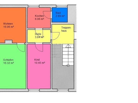 3-Raum-Wohnung in Ziegelrode