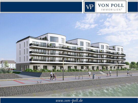 Exklusives Penthouse: Herrlicher Marina-Blick, 100 m² windgeschützte Dachterrasse, 2 Bäder, Ankleide