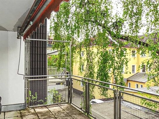 München-Milbertshofen: 4,5 Zi.-Mais.-Wohnung mit Potenzial, 3 Blk., ruhig, sonnig, U2-Nähe,