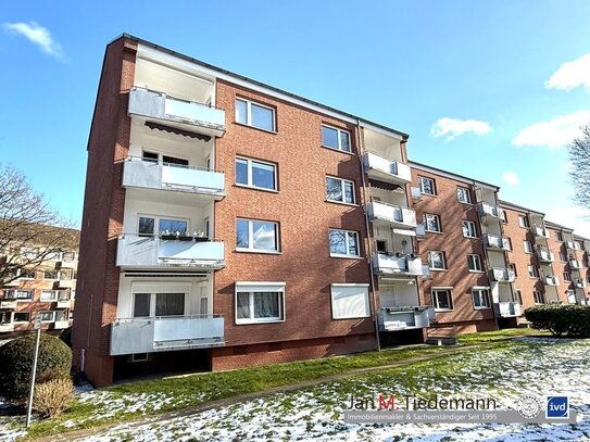 Freie 3-Zimmer ETW im dritten Stock (Endetage) mit Balkon, Keller und Garage (optional)