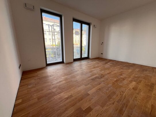 RENDITEGARANTIE : Berliner Allee: ERSTBEZUG im NEUBAU - ab 2024: 1-Zi-Whg mit 21 m² - VHS 1. OG