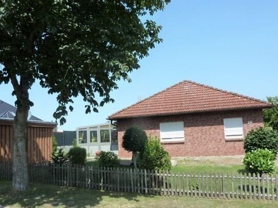 Barrierefreier Bungalow mit Wintergarten und Kaminofen