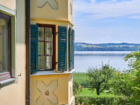 Juwel am Ammersee: Historische Landhaus-Villa mit Seeblick und weiterem Baurecht auf dem Grundstück