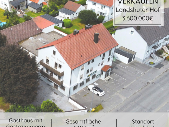 Gasthaus mit Gästezimmer Landshuter Hof zu verkaufen