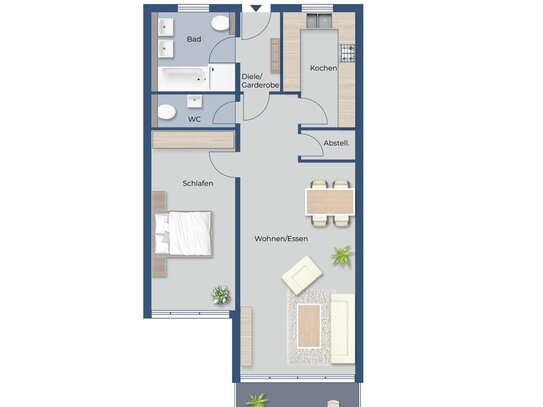 Fronhäuser Terrassen - Modern, schick, ökologisch und zentral-B-04