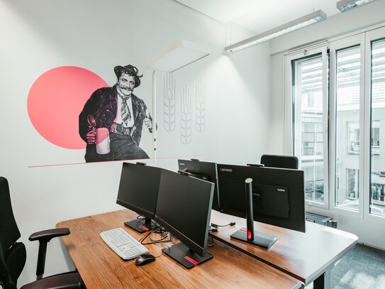 Abschließbares 2er Büro in Coworking Space