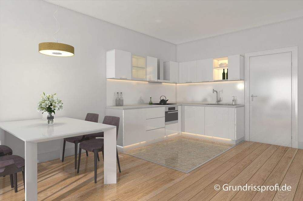 *** NEU - Hamburger Elbvororte - Hochwertige 2-Zi-Wohnung als Aufstockung eines Bestandsgebäudes ***