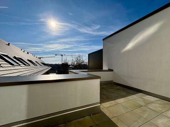 Penthouse 3-Zimmer-Wohnung mit großer Dachterrasse im Hubland!