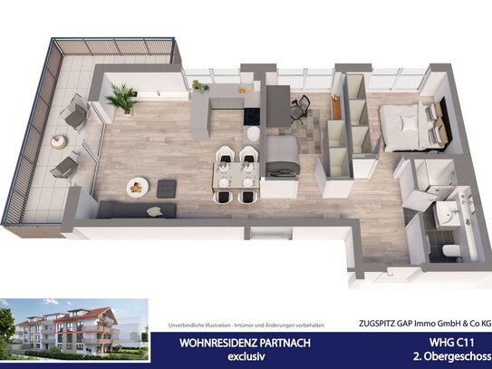 WOHNRESIDENZ PARTNACH - 3 Zi Wohnung - C11