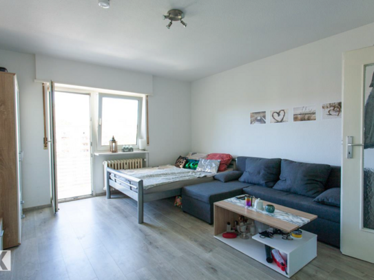 Top gepflegte 1 Zimmer-Wohnung in Ludwigshafen-Mitte - möbiliert- EBK Balkon